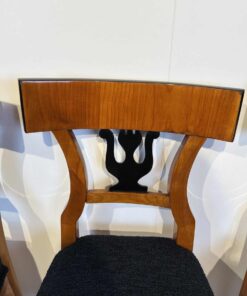 Set of Four Biedermeier Chairs -Backrest - Styylish