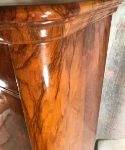 19th century Biedermeier desk - detail of the upper right corner - Styylish