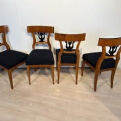 Set of Four Biedermeier Chairs - All Angles - Styylish