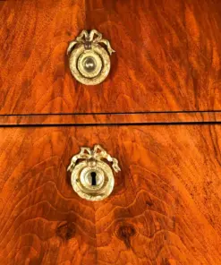 19th century Biedermeier desk - detail of the drawers- Styylish