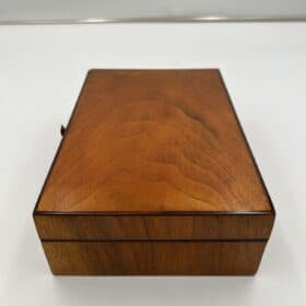 Biedermeier Sewing Box, Walnut Veneer, Austria circa 1820