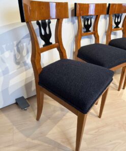 Set of Four Biedermeier Chairs - Side Upholstery Profile - Styylish