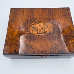 Biedermeier Jewelry Box with Ink - Ink Painting - Styylish