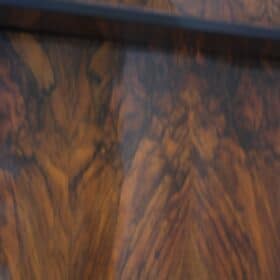 Neoclassical Early Biedermeier Armoire, Walnut Veneer and Full Columns, Austria, circa 1820