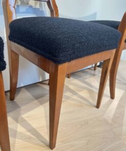 Set of Four Biedermeier Chairs - Upholstery Edge Detail - Styylish
