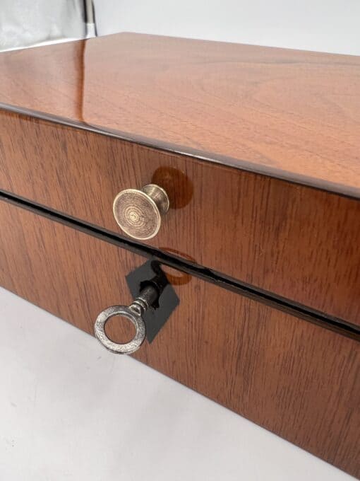 Biedermeier Sewing Box - Handle Detail - Styylish