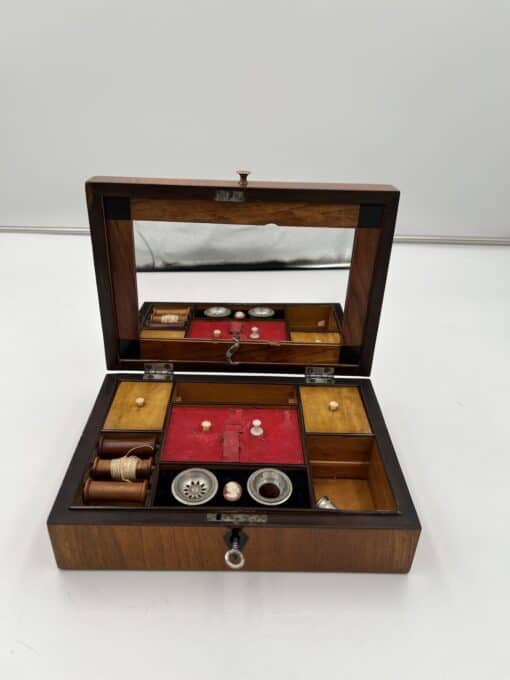 Biedermeier Sewing Box - Interior Detail - Styylish