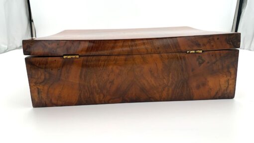 Biedermeier Jewelry Box with Ink - Back Hinge Detail - Styylish