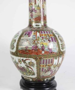 Canton Porcelain Vases - Rounded Middle - Styylish