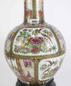 Canton Porcelain Vases - Rounded Base - Styylish