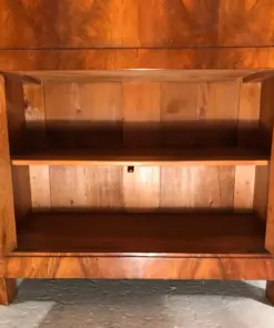 19th century Biedermeier desk - view of the lower part with open doors- Styylish