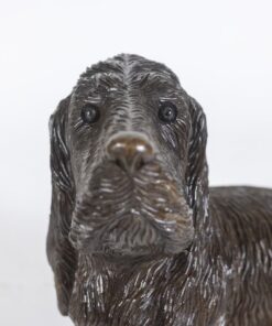 Carved Basswood Dog - Face Detail - Styylish