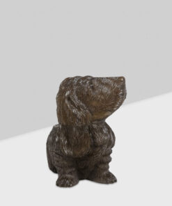 Carved Basswood Dog - Ear Detail - Styylish