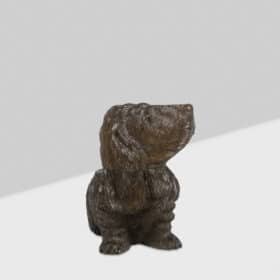 Carved Basswood Dog, Black Forest style, Circa 1900