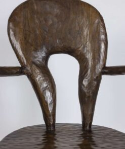 Maison Chevalier Brutalist Armchair - Wood Detail - Styylish