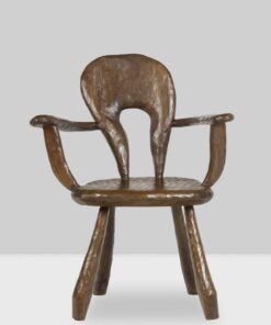 Maison Chevalier Brutalist Armchair - Front Detail - Styylish