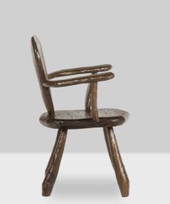 Maison Chevalier Brutalist Armchair - Side Profile - Styylish