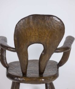 Maison Chevalier Brutalist Armchair - Top Of Back - Styylish