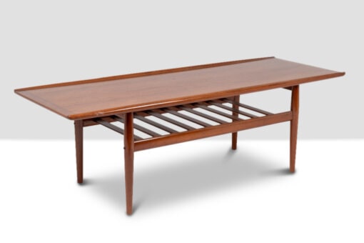 “GJ106” Teak Coffee Table - Side Profile - Styylish