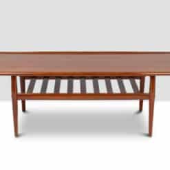 “GJ106” Teak Coffee Table - Front Profile - Styylish