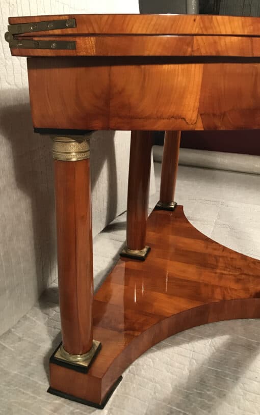 Biedermeier Demilune Table - Base Details - Styylish