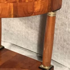 Biedermeier Demilune Table - Column Details - Styylish