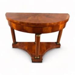 Biedermeier Demilune Table - Front View - Styylish