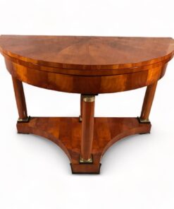Biedermeier Demilune Table - Front View - Styylish