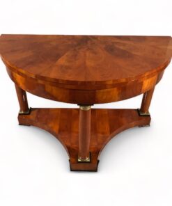 Biedermeier Demilune Table - Full View - Styylish