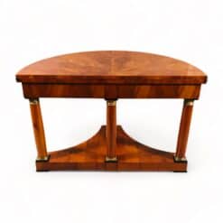 Biedermeier Demilune Table - Back View - Styylish