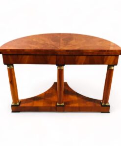 Biedermeier Demilune Table - Back View - Styylish