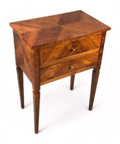 Louis XVI Side Table- three-quarter view left- Styylish
