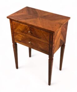 Louis XVI Side Table- three-quarter view right- Styylish