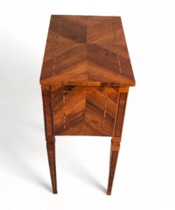 Louis XVI Side Table- side view- Styylish