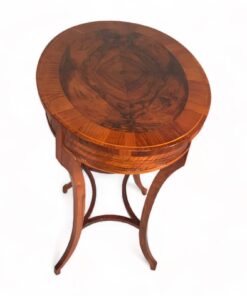 Biedermeier Side Table - Wood Detail - Styylish