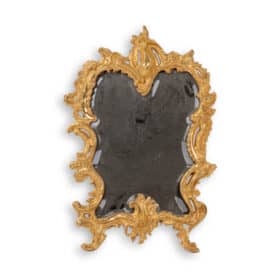 Louis XV Style Mirror in Gilded Bronze, Circa 1880.