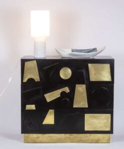 Brass Chest of Drawers - Full Profile - Styylish