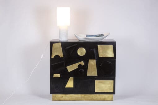 Brass Chest of Drawers - Full Profile - Styylish