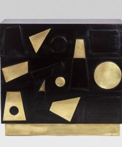 Brass Chest of Drawers - Front Profile - Styylish