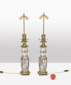 Lamps in Canton Porcelain - Without Shades - Styylish