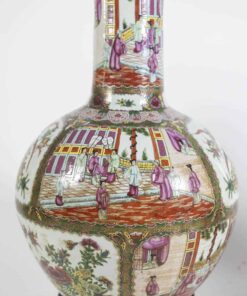 Canton Porcelain Vases - Painted - Styylish