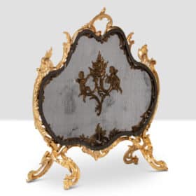 Louis XV Style Ormolu Fire Screen, 1880