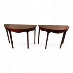 A Pair of Demi Lune Console Tables- Styylish