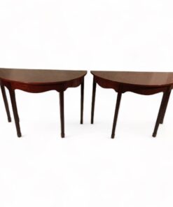 A Pair of Demi Lune Console Tables- Styylish