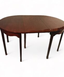 A Pair of Demi Lune Console Tables- view as dining room table- Styylish