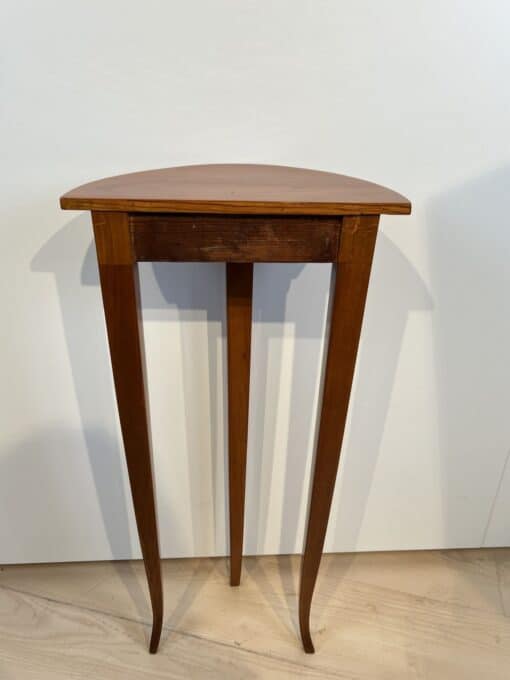 Small Biedermeier Demi-Lune Console Table - Back Profile - Styylish