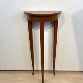 Small Biedermeier Demi-Lune Console Table, circa 1830