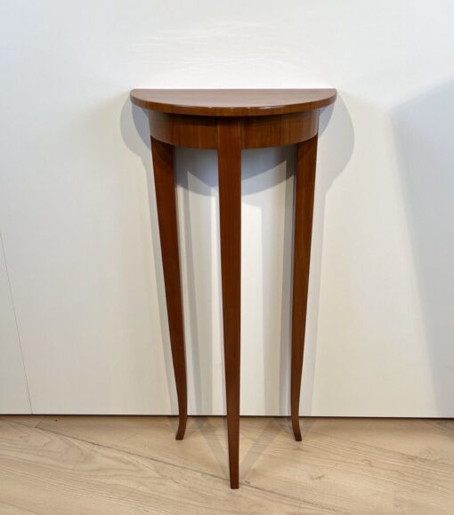 Small Biedermeier Demi-Lune Console Table - Full - Styylish