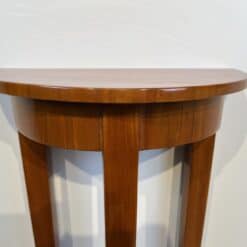 Small Biedermeier Demi-Lune Console Table - Top - Styylish