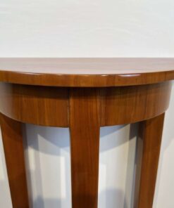 Small Biedermeier Demi-Lune Console Table - Top - Styylish
